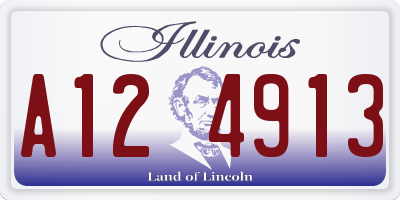 IL license plate A124913