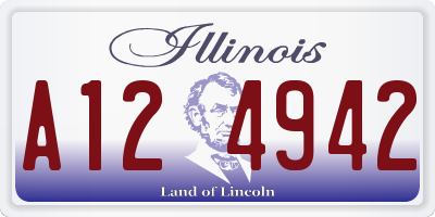 IL license plate A124942