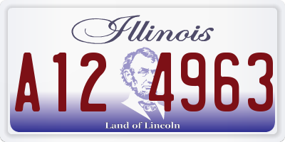 IL license plate A124963