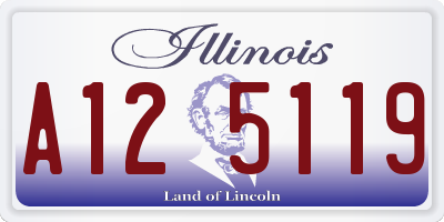 IL license plate A125119