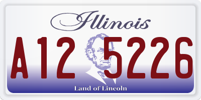 IL license plate A125226