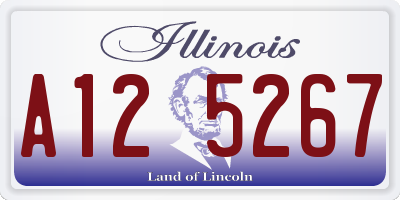 IL license plate A125267