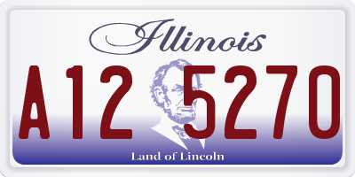 IL license plate A125270