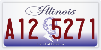 IL license plate A125271
