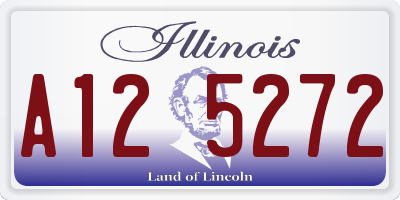 IL license plate A125272