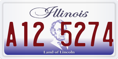 IL license plate A125274
