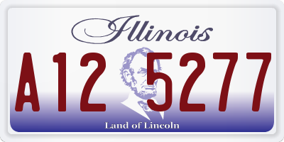 IL license plate A125277