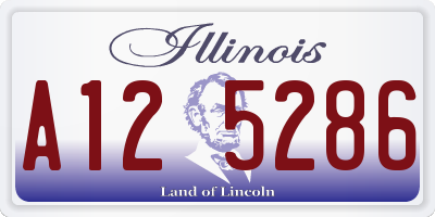 IL license plate A125286