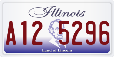 IL license plate A125296