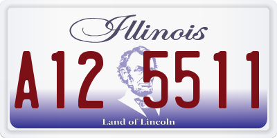 IL license plate A125511