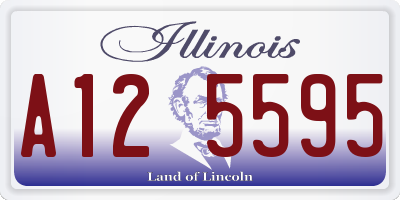 IL license plate A125595