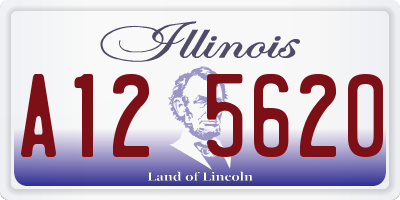 IL license plate A125620