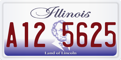 IL license plate A125625