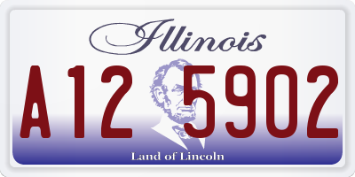 IL license plate A125902