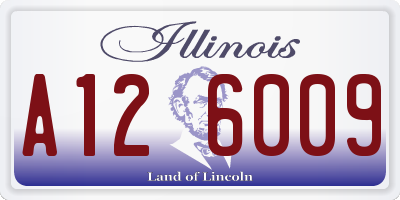 IL license plate A126009