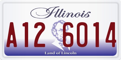 IL license plate A126014