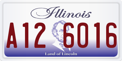 IL license plate A126016