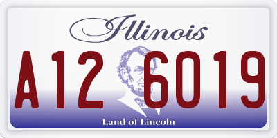 IL license plate A126019