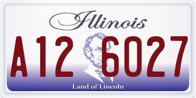 IL license plate A126027