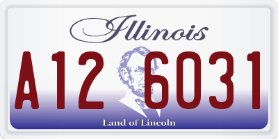 IL license plate A126031