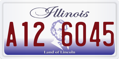 IL license plate A126045