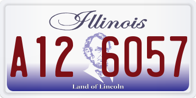 IL license plate A126057