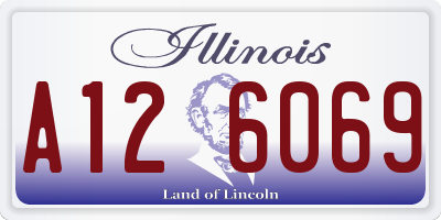 IL license plate A126069