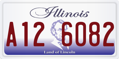 IL license plate A126082