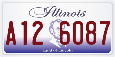 IL license plate A126087