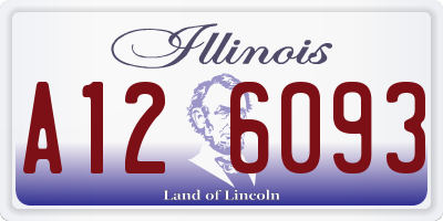 IL license plate A126093