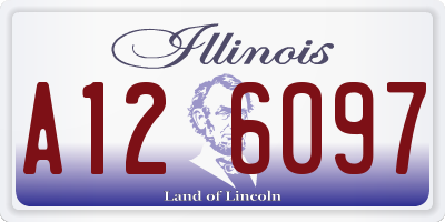 IL license plate A126097