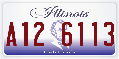 IL license plate A126113