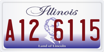 IL license plate A126115