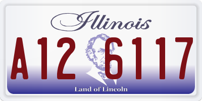 IL license plate A126117