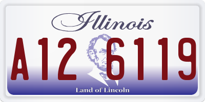 IL license plate A126119