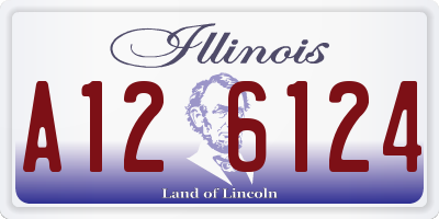 IL license plate A126124