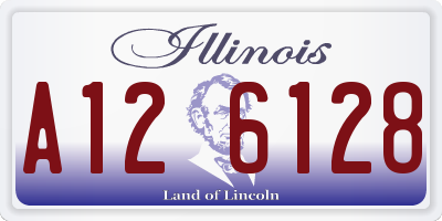 IL license plate A126128
