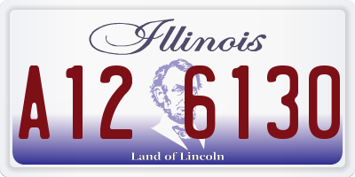 IL license plate A126130