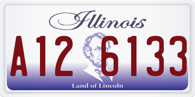 IL license plate A126133