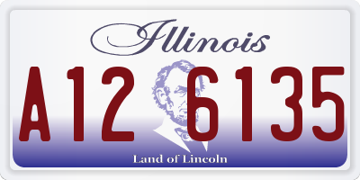 IL license plate A126135