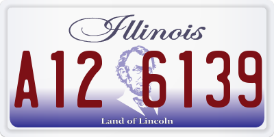 IL license plate A126139