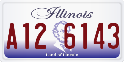 IL license plate A126143