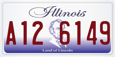 IL license plate A126149