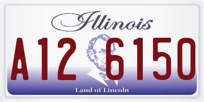 IL license plate A126150