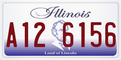 IL license plate A126156