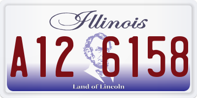IL license plate A126158