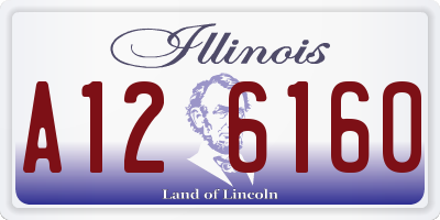 IL license plate A126160