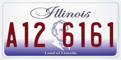 IL license plate A126161