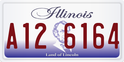 IL license plate A126164