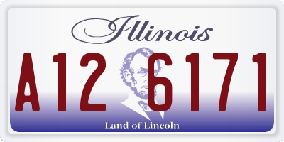 IL license plate A126171